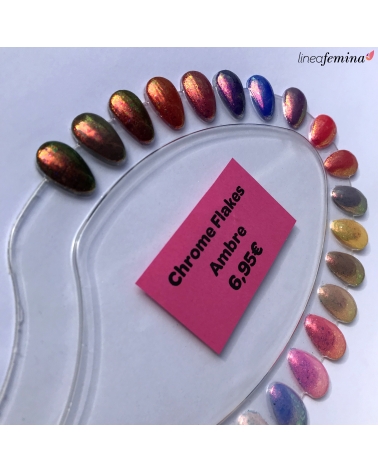 Effet Chrome Flakes - Ambre