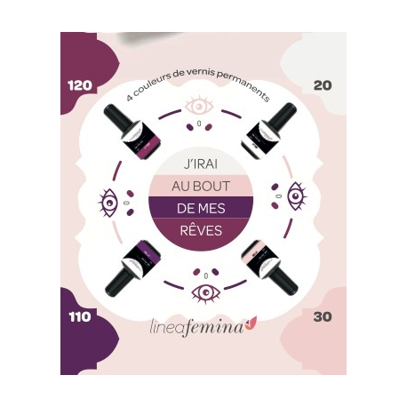 Kit Vernis Permanent 4Pcs 