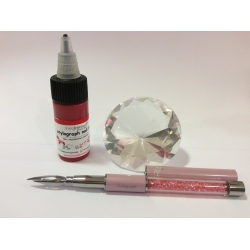 Peinture stylograph rouge