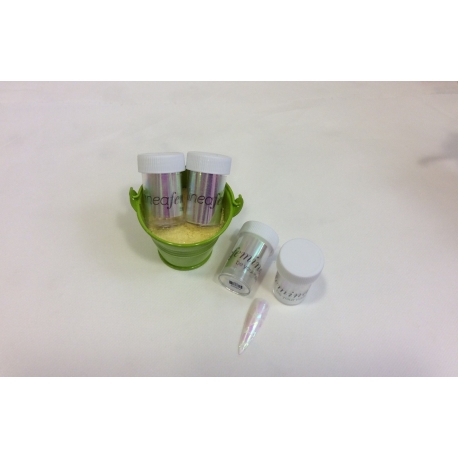 EFFET VERRE CASSE FUCHSIA/JAUNE